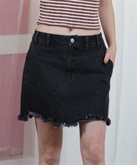 ROXY ロキシー スカート レディース カットオフ デニムスカート RSK252049