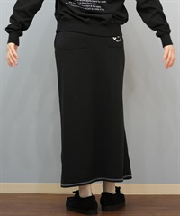 ROXY ロキシー スカート レディース ロングスカート シンプル ロゴ JIVY SKIRTS RSK254003(BLK-M)