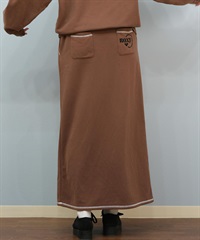 ROXY ロキシー スカート レディース ロングスカート シンプル ロゴ JIVY SKIRTS RSK254003(BRN-M)