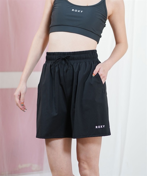 ROXY ロキシー 水着 レディース トランクス ボードショーツ ショートパンツ ワンポイント ロゴ チェック柄 水陸両用 RBS251022