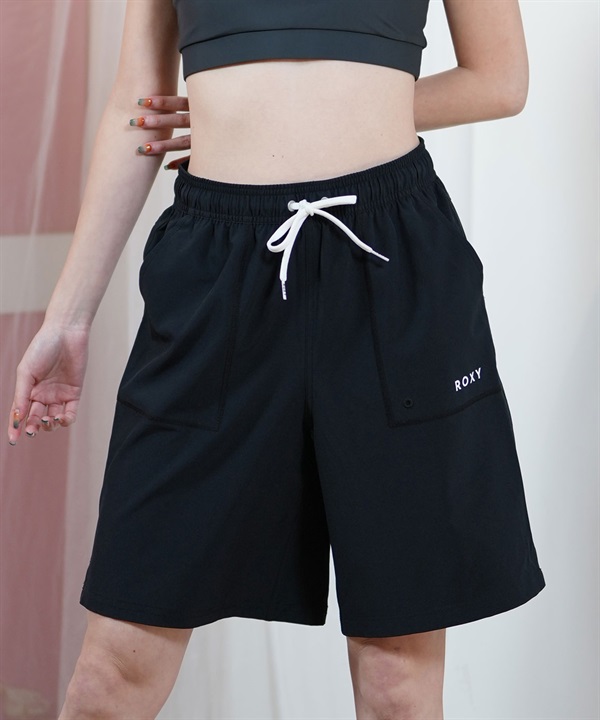 ROXY ロキシー 水着 レディース トランクス ボードショーツ ショートパンツ 水陸両用 UVカット 速乾 耐塩素 HORIZONTAL LINE RBS252029