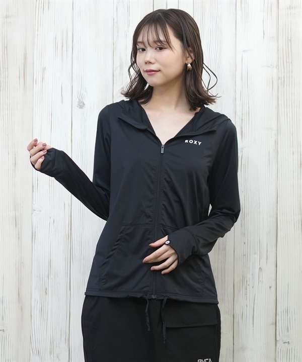 ROXY ロキシー 水着 ラッシュガード ジップアップ パーカー レディース UVカット 接触冷感 速乾 軽量 AURORA RLY251029