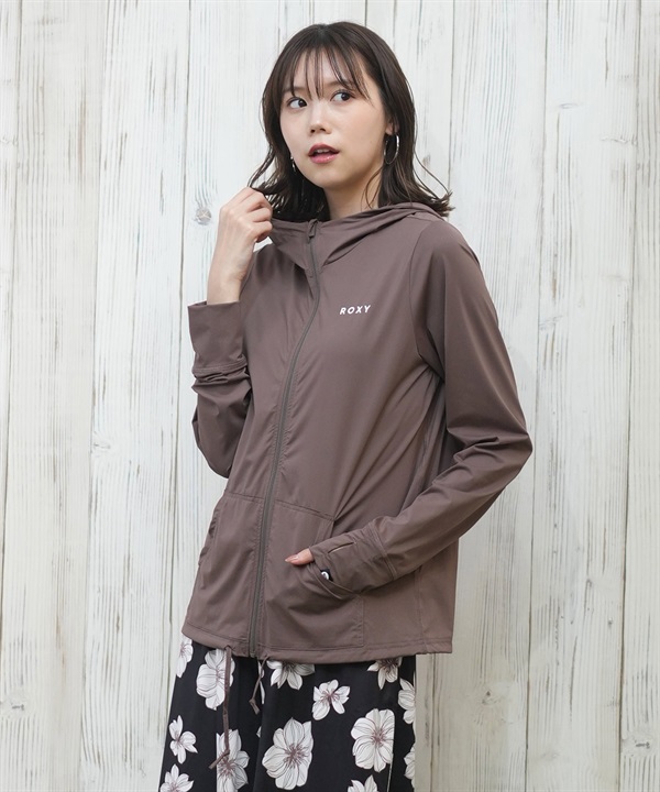 ROXY ロキシー 水着 ラッシュガード ジップアップ パーカー レディース UVカット 接触冷感 速乾 軽量 AURORA RLY251029