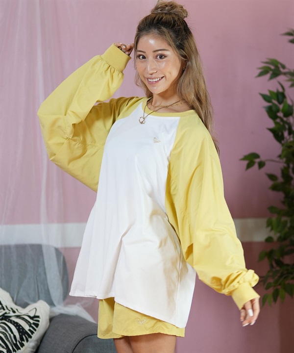 ROXY ロキシー ラッシュガード レディース 長袖 Tシャツ ラグラン ロンT 水陸両用 UVカット LA PALMA RLY251031