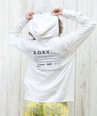 ROXY ロキシー ラッシュガード レディース パーカー ジップアップ 長袖 水陸両用 UVカット HISTORICAL LOGO HOODIE RLY251032
