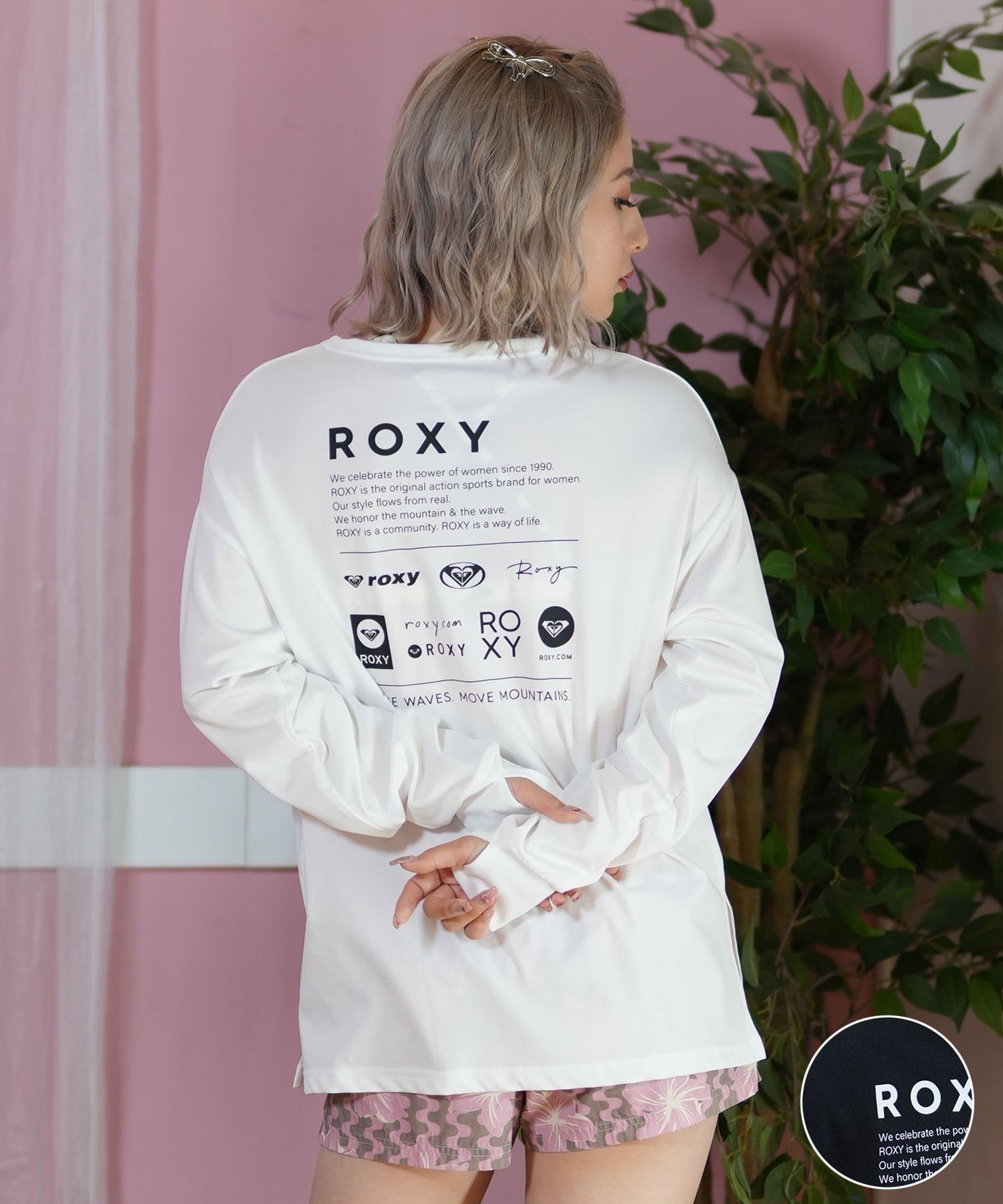 ROXY ロキシー ラッシュガード レディース 長袖 Tシャツ ロンT 水陸
