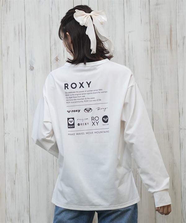ROXY ロキシー ラッシュガード レディース 長袖 Tシャツ ロンT 水陸両用 UVカット HISTORICAL LOGO RLY251036