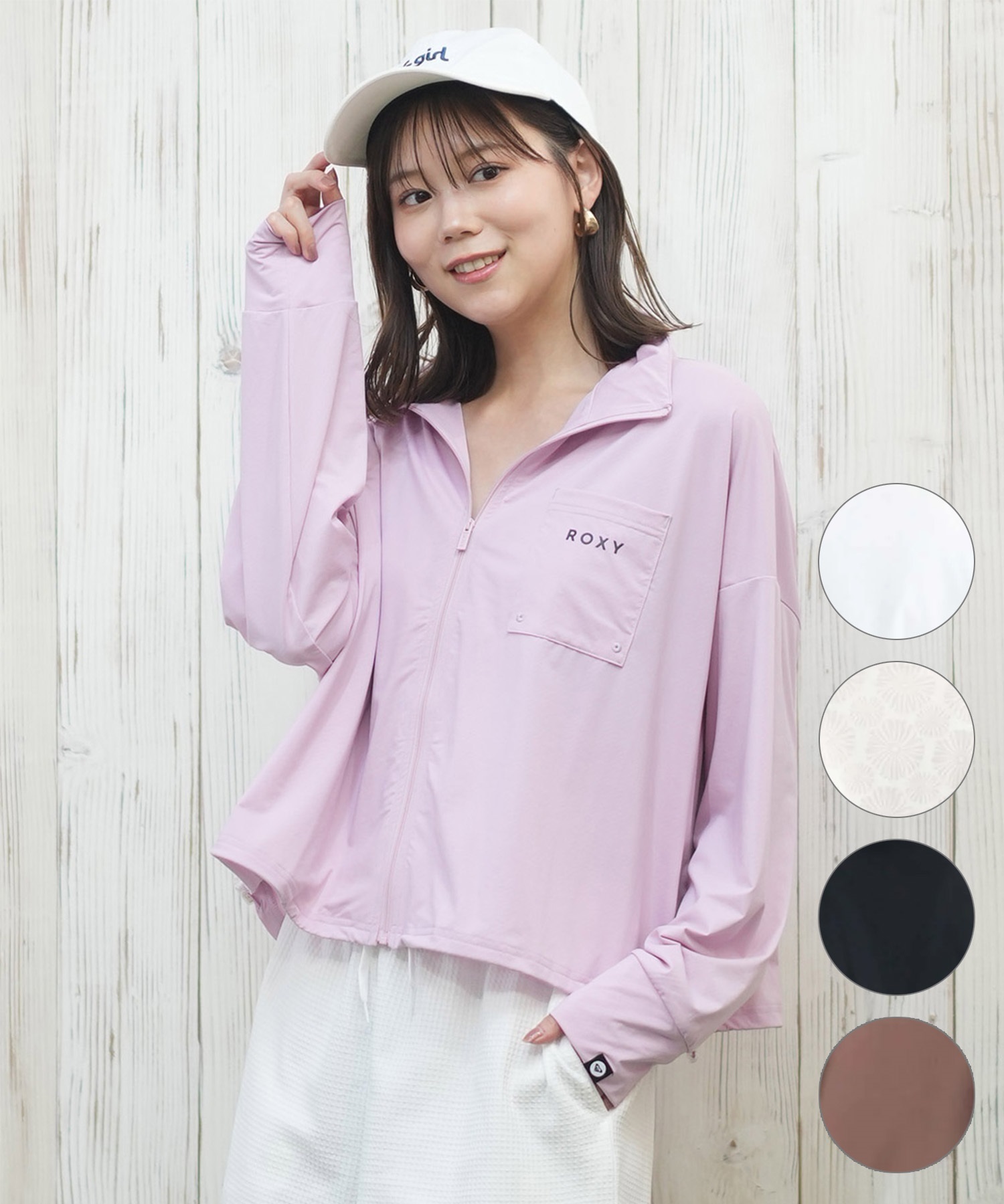 【MAYBEACH】★韓国★ローイング 長袖 ラッシュガード★6 COLORS シンプル 長袖 パーカー ラッシュガード 6色/M/L 無地 フード付