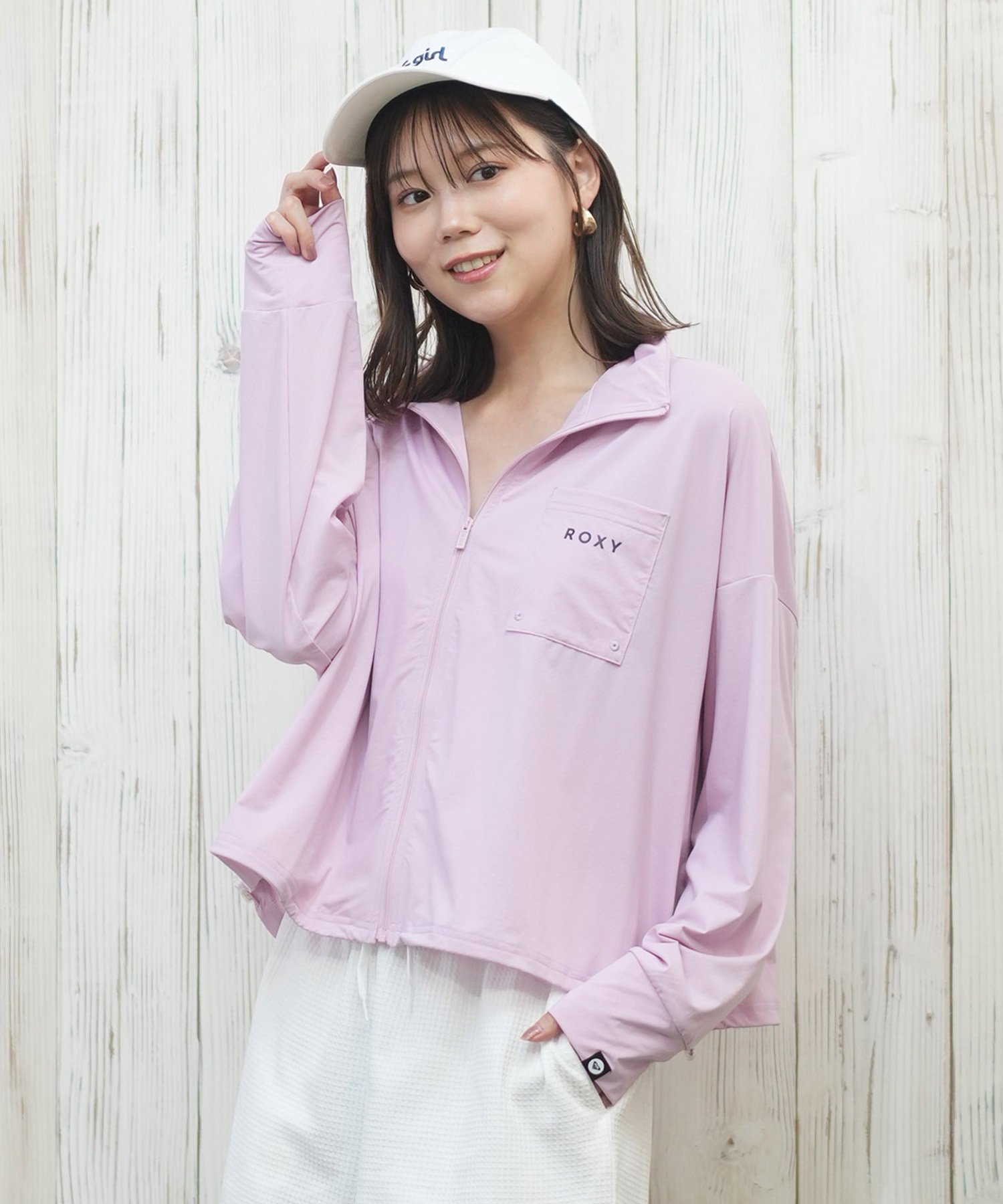ROXY ロキシー 水着 レディース ラッシュガード ジップアップ