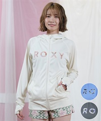 ROXY ロキシー ラッシュガード レディース パーカー ジップアップ 長袖 水陸両用 UVカット ARTSY FLORAL LOGO PARKA RLY251041