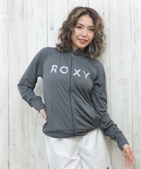 ROXY ロキシー ラッシュガード レディース パーカー ジップアップ 長袖 水陸両用 UVカット ARTSY FLORAL LOGO PARKA RLY251041