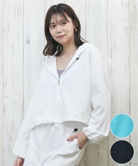 ROXY ロキシー ラッシュガード レディース パーカー ジップアップ 長袖 水陸両用 UVカット SEASIDE BLUE RLY251049