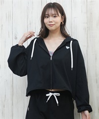 ROXY ロキシー ラッシュガード レディース パーカー ジップアップ 長袖 水陸両用 UVカット SEASIDE BLUE RLY251049