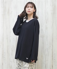 ROXY ロキシー 水着 ラッシュガード 長袖 Tシャツ ロンT レディース Vネック カットソー 水陸両用 UVカット TIDAL CREST RLY251050