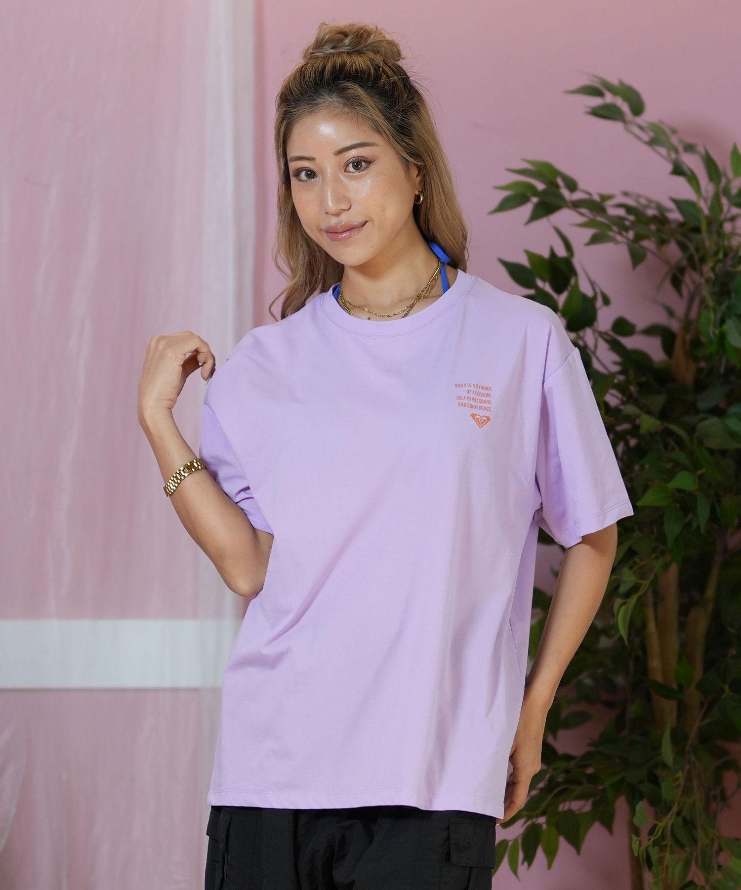 ROXY ロキシー ラッシュガード レディース 半袖 Tシャツ バック