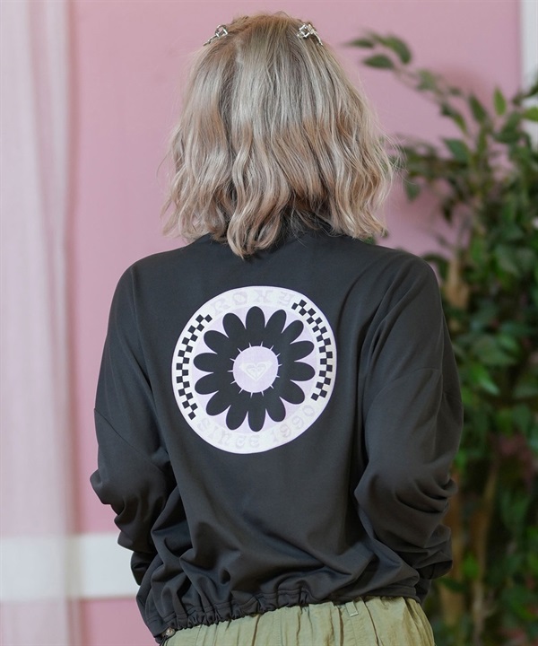 ROXY ロキシー 水着 ラッシュガード 長袖 Tシャツ ロンT レディース フルジップアップ UVカット 吸水速乾 RLY252024