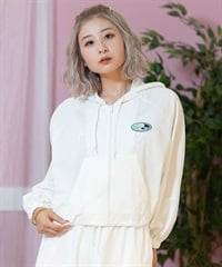 ROXY ロキシー 水着 ラッシュガード ジップアップ パーカー レディース フルジップパーカー ショート丈 レトロサーフ RLY252026
