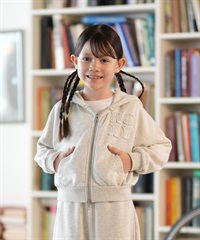 ROXY ロキシー ジップアップ パーカー キッズ ジュニア 子供 スウェット フーディー ロゴ 裏毛 セットアップ対応 TZP254616M(HER-130cm)