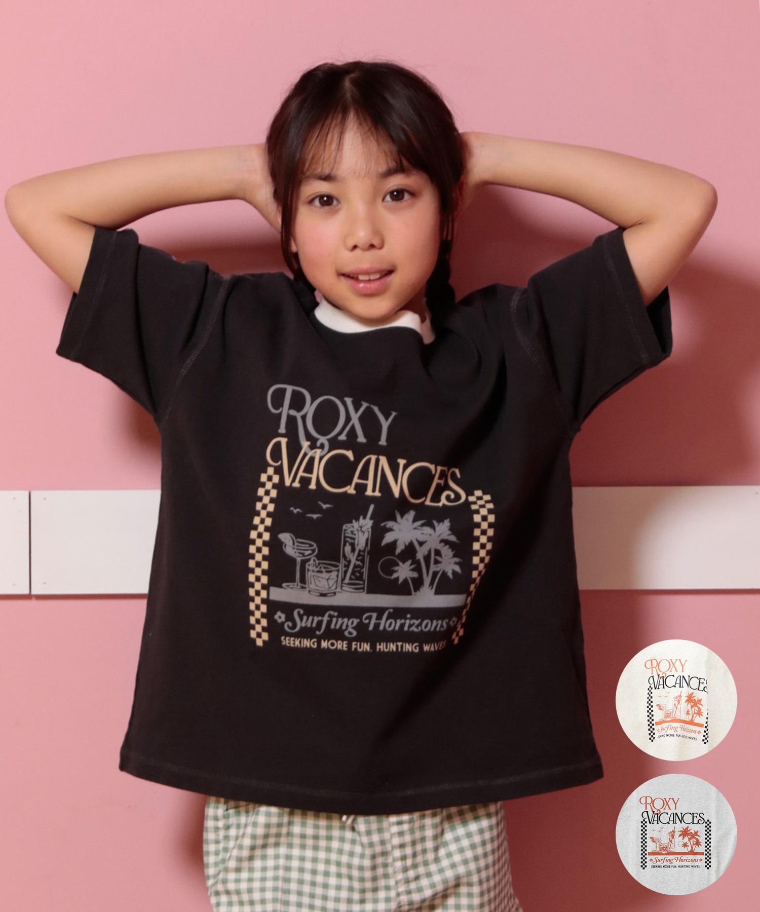 ROXY ロキシー 半袖 Tシャツ キッズ ジュニア MINI SEEKING MORE
