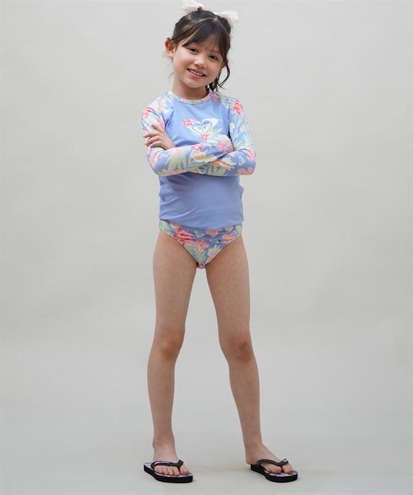 ROXY ロキシー  水着 セット キッズ 子供 TROPICAL STORY LS LYCRA S ERLWR03330