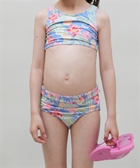 ROXY ロキシー  水着 ビキニ キッズ 子供 TROPICAL STORY CROP TOP S ERLX203221