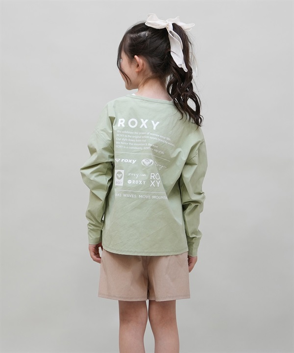 ROXY ロキシー 水着 ラッシュガード 2点セット キッズ 長袖 Tシャツ ショーツ MINI HEAR THE WAVES TLY251108