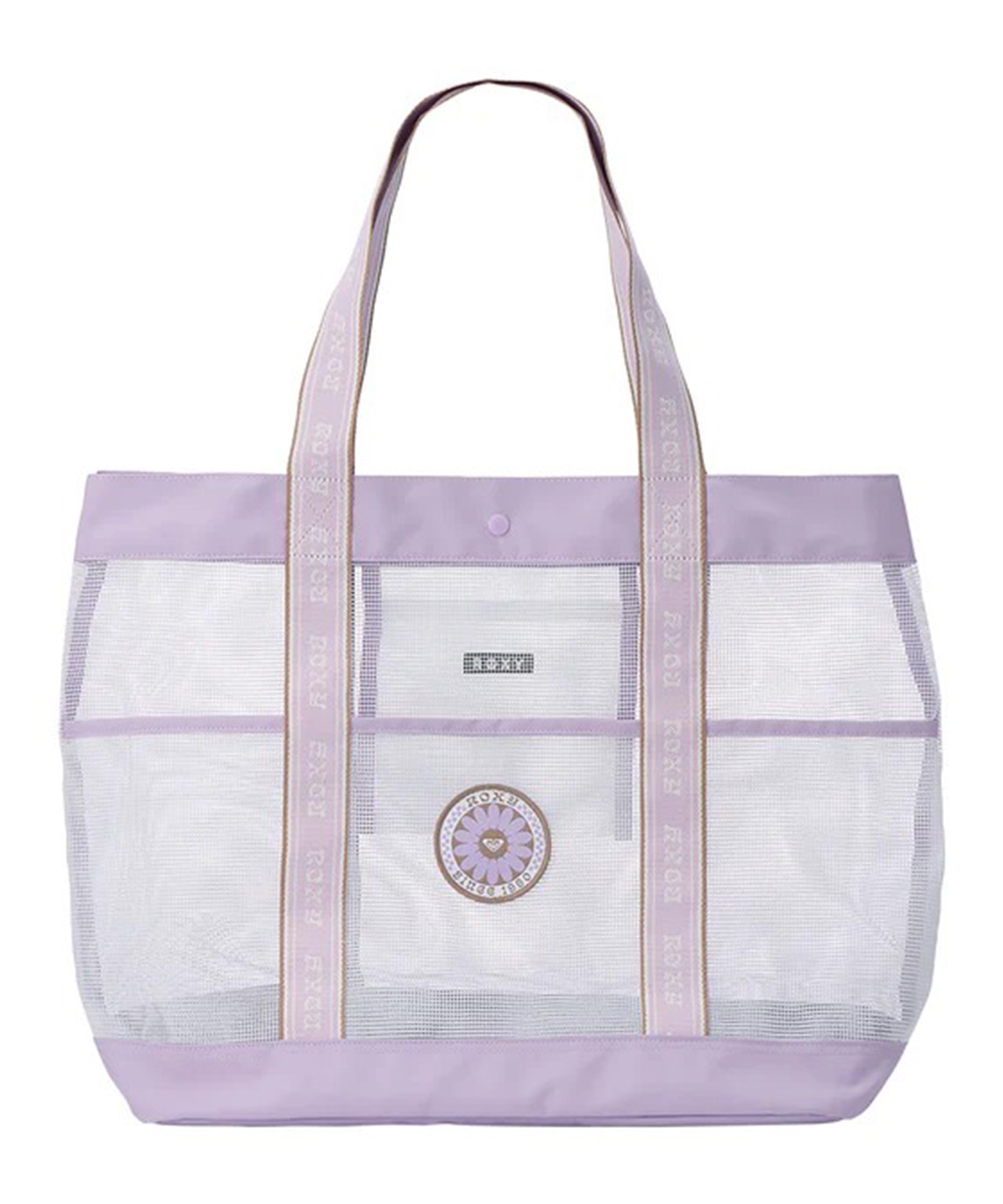 ROXY ロキシー トートバッグ 撥水 ロゴ メッシュ WILD FLOWER