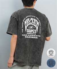 LOST ロスト 半袖 Tシャツ メンズ バックプリント MAYHEMロゴ L25S-2104 ムラサキスポーツ限定(WHT-M)