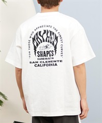 LOST ロスト 半袖 Tシャツ メンズ バックプリント MAYHEMロゴ L25S-2104 ムラサキスポーツ限定(WHT-M)