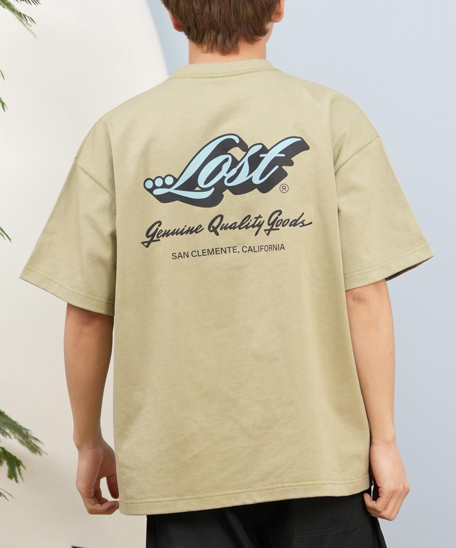 LOST ロスト 半袖 Tシャツ メンズ バックプリント ヘビーウェイト L25S