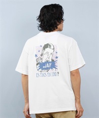 LOST ロスト 半袖 Tシャツ メンズ バックプリント L25S-2115 ムラサキ