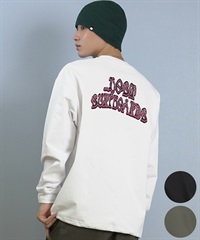 lost ロスト 長袖 Tシャツ ロンT メンズ AIRDRYシリーズ UVカット 遮熱性 吸汗速乾 PISCES LOGO LS TEE L25F-2207 ムラサキスポーツ限定(BLK-M)