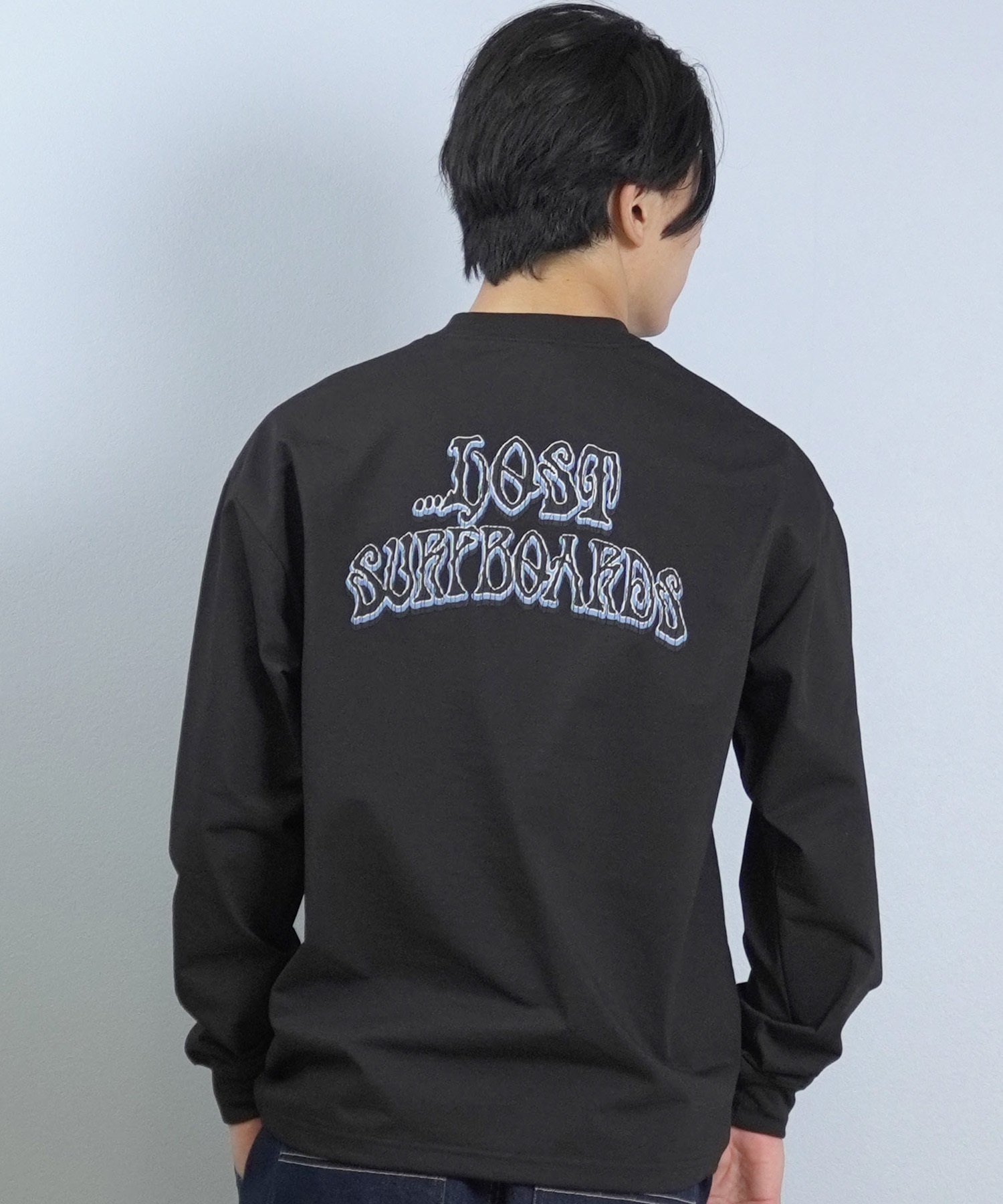 lost ロスト 長袖 Tシャツ ロンT メンズ AIRDRYシリーズ UVカット 遮熱性 吸汗速乾 PISCES LOGO LS TEE L25F-2207 ムラサキスポーツ限定(BLK-M)