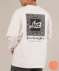 LOST ロスト 長袖 Tシャツ ロンT メンズ バックプリント ペイズリー柄
