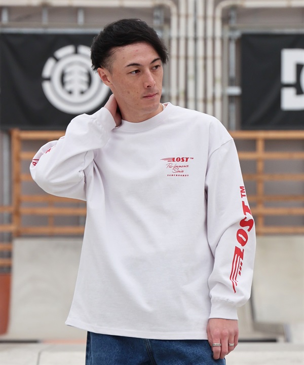 LOST ロスト 長袖 Tシャツ ロンT メンズ シンプル PRO-FORMANCE LS TEE LM6S-2203 ムラサキスポーツ限定