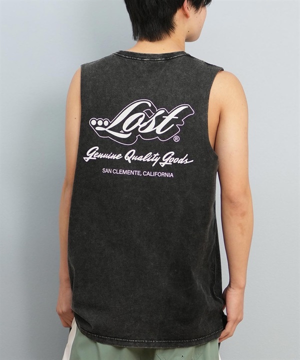 lost ロスト タンクトップ メンズ ノースリーブ バックプリント L25S-2303 ムラサキスポーツ限定