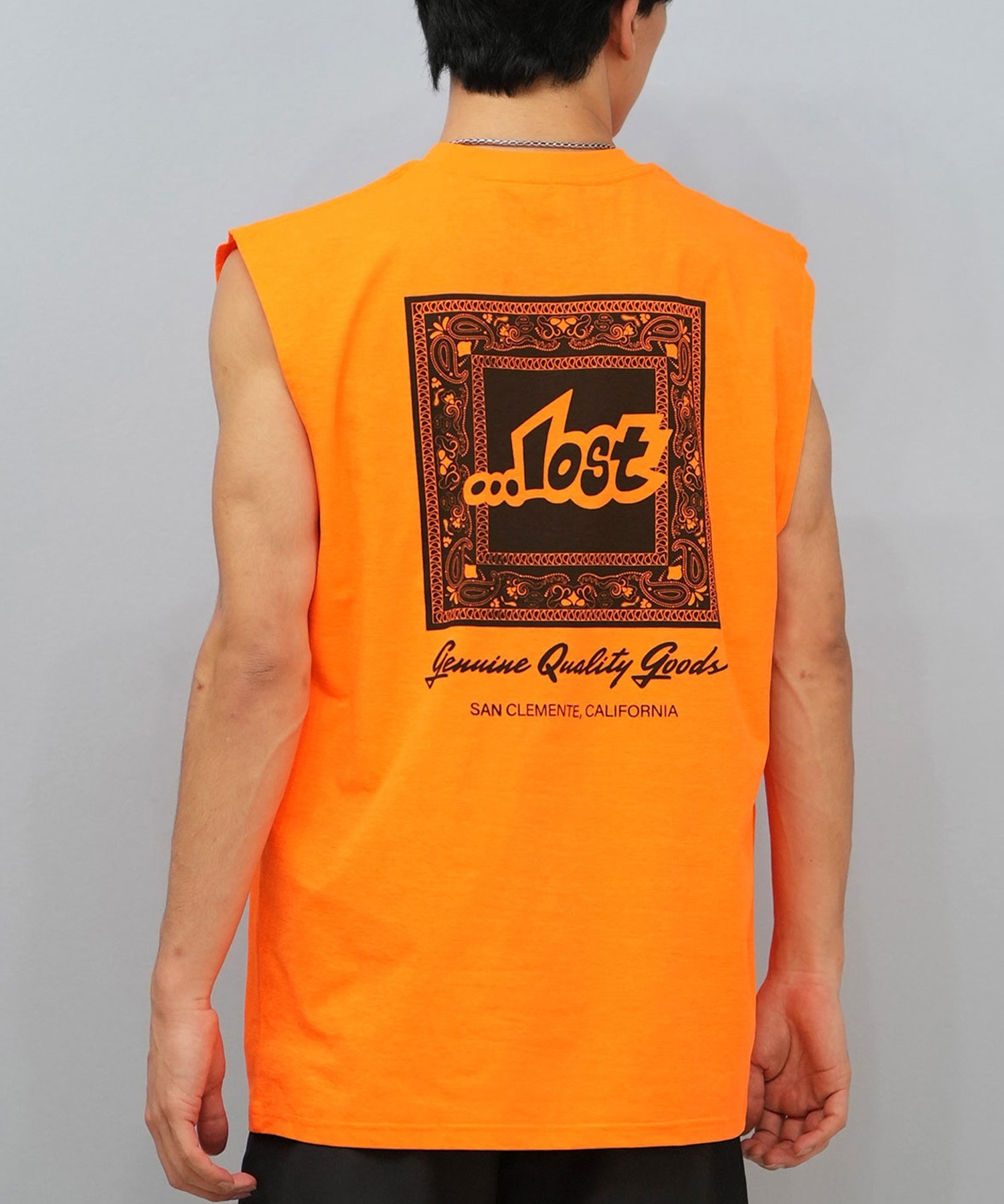 LOST ロスト 水着 ラッシュガード タンクトップ メンズ バックプリント