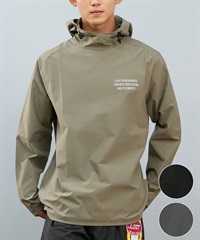 LOST ロスト 水着 ラッシュガード 長袖 Tシャツ ロンT メンズ 水陸両用 フード UVカット L25S-4308 ムラサキスポーツ限定(GRY-M)