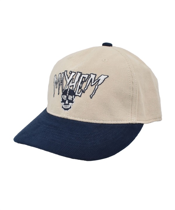 LOST ロスト キャップ 帽子 ロゴ スカル コーデュロイ MEYHEM SKULL CORDUROY CAP LOST25F611104