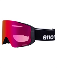 【早期購入/店頭受取対象外】ANON アノン スノーボード ゴーグル ユニセックス Sync Goggles MFI Face Mask ムラサキスポーツ 25-26モデル MM D11(BLACK/RED-NA)