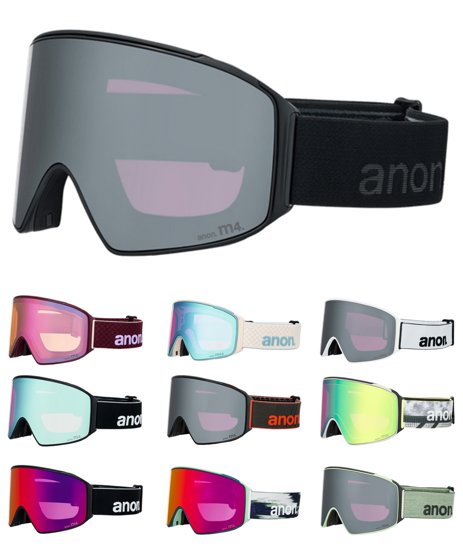 ANON アノン スノーボード ゴーグル ユニセックス M4 Goggles MFI Face