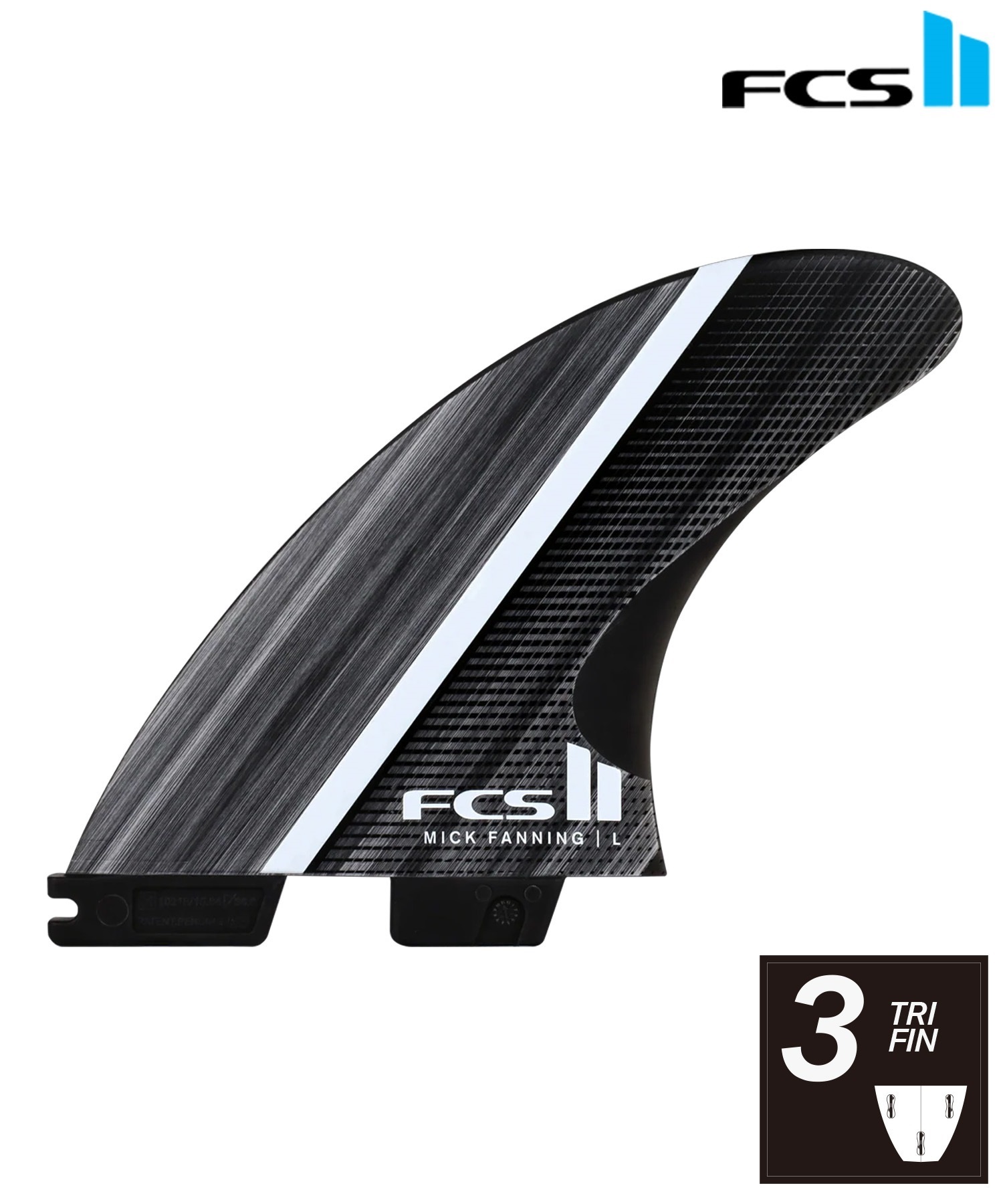 マルボーロさん専用　FCS２ ミックファニング　トライフィン　XS　GROM FCS2 エフシーエスツー MF FIBRE FUSION TRI ミックファニング