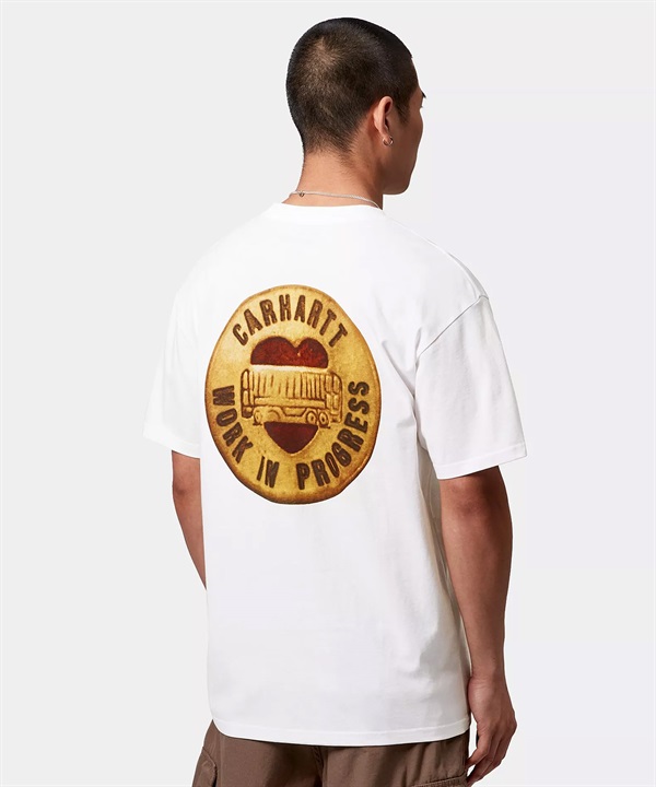 Carhartt WIP カーハートダブリューアイピー 半袖 Tシャツ メンズ バックプリント ボタンTシャツ S/S BUTTON T-SHIRT I034658