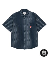 Carhartt WIP カーハートダブリューアイピー 半袖シャツ メンズ 総柄 ショートスリーブドリューシャツ S/S DREWE SHIRT I034537