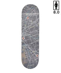 GIRL ガール スケートボード デッキ 8.0 inch MR MAPS SERIES