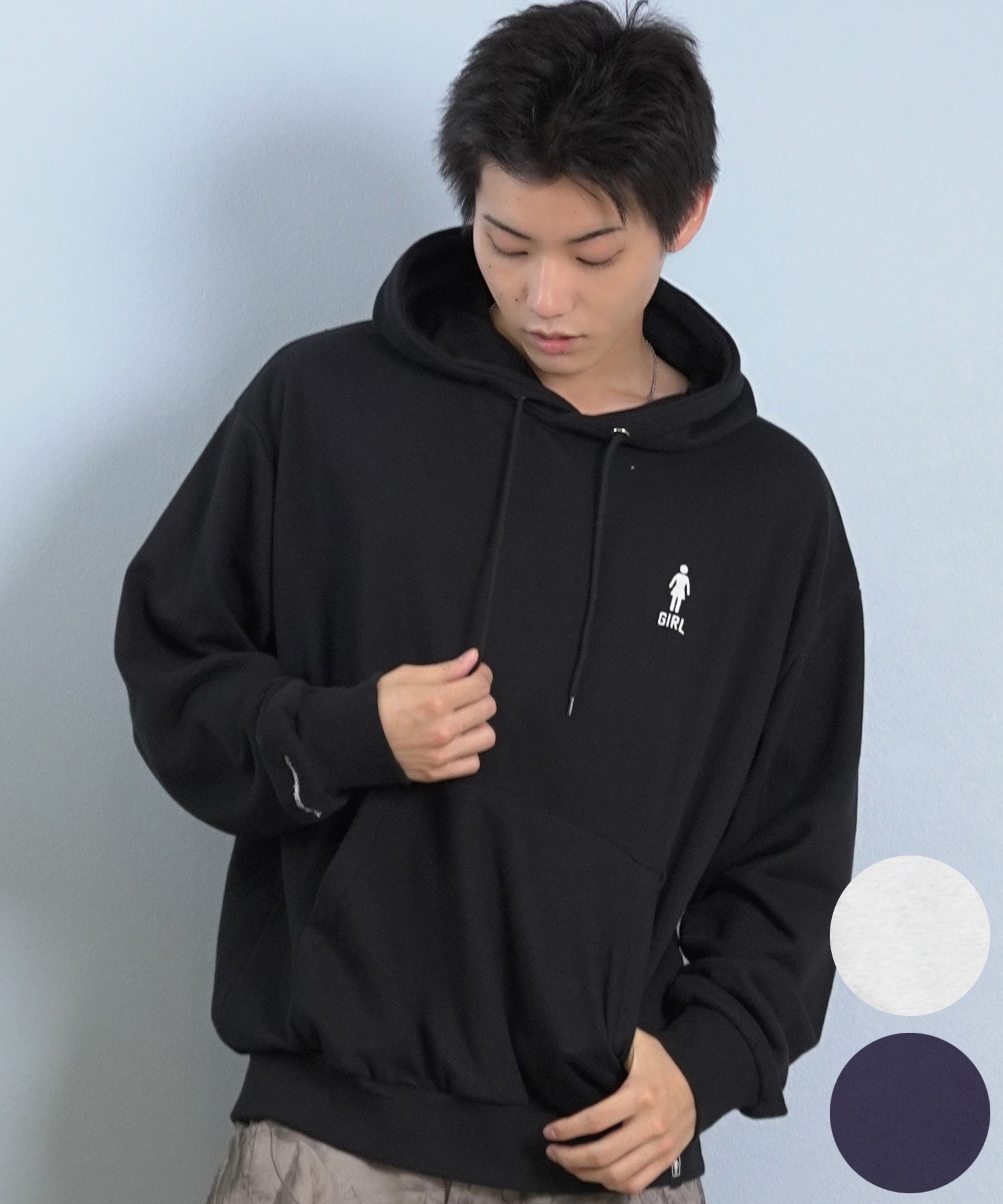 GAHGA \"キャ脳パーカー\" 黒/ XL 脳みそ少女 パーカー – ACDC RAG