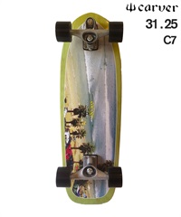 CARVER カーヴァー サーフ スケートボード 31.25inch C7 SAN O ムラサキスポーツ(BLE-31.25inch)
