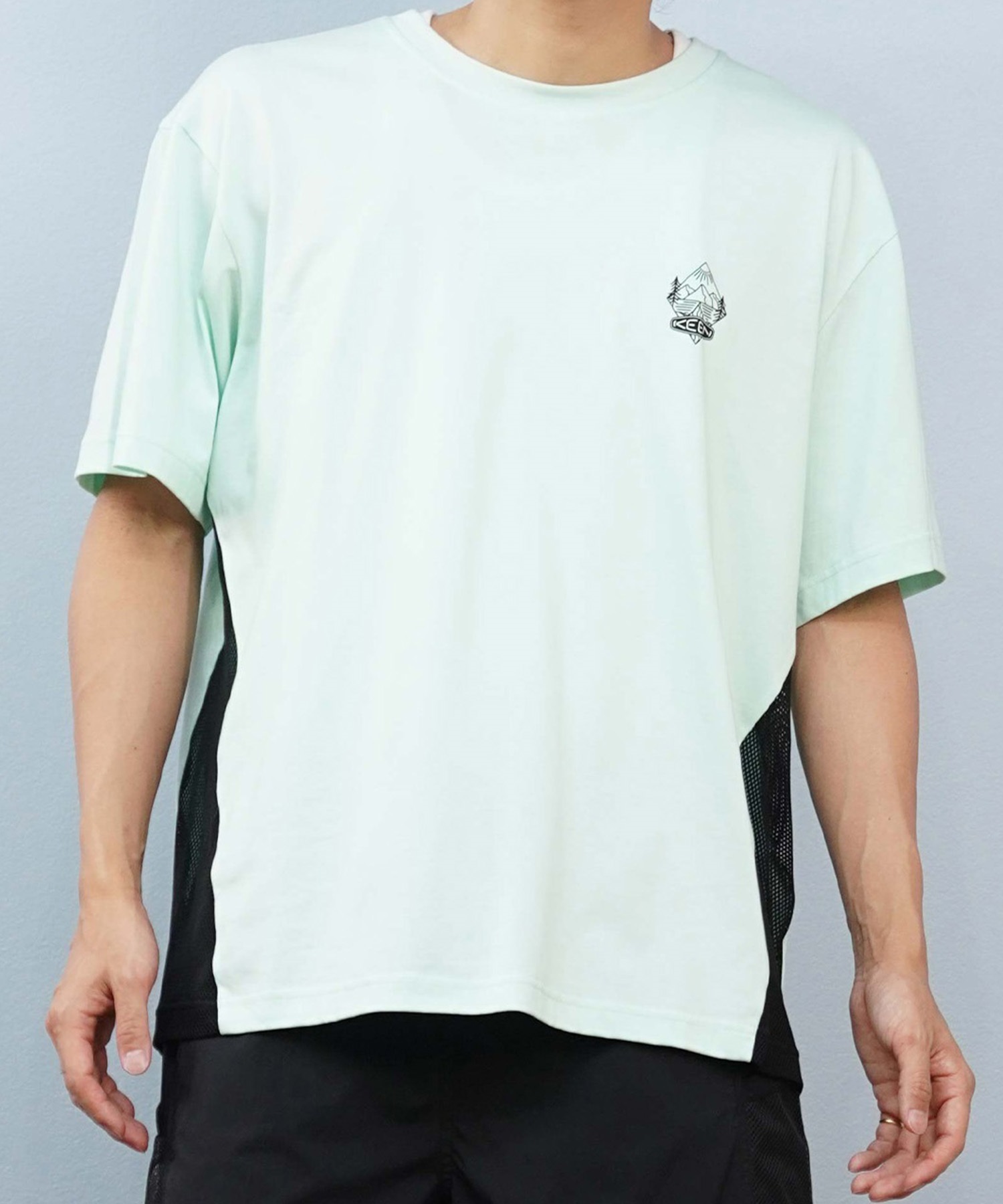 KEEN キーン 半袖 Tシャツ メンズ 高機能 抗菌 消臭 接触冷感 ナイス