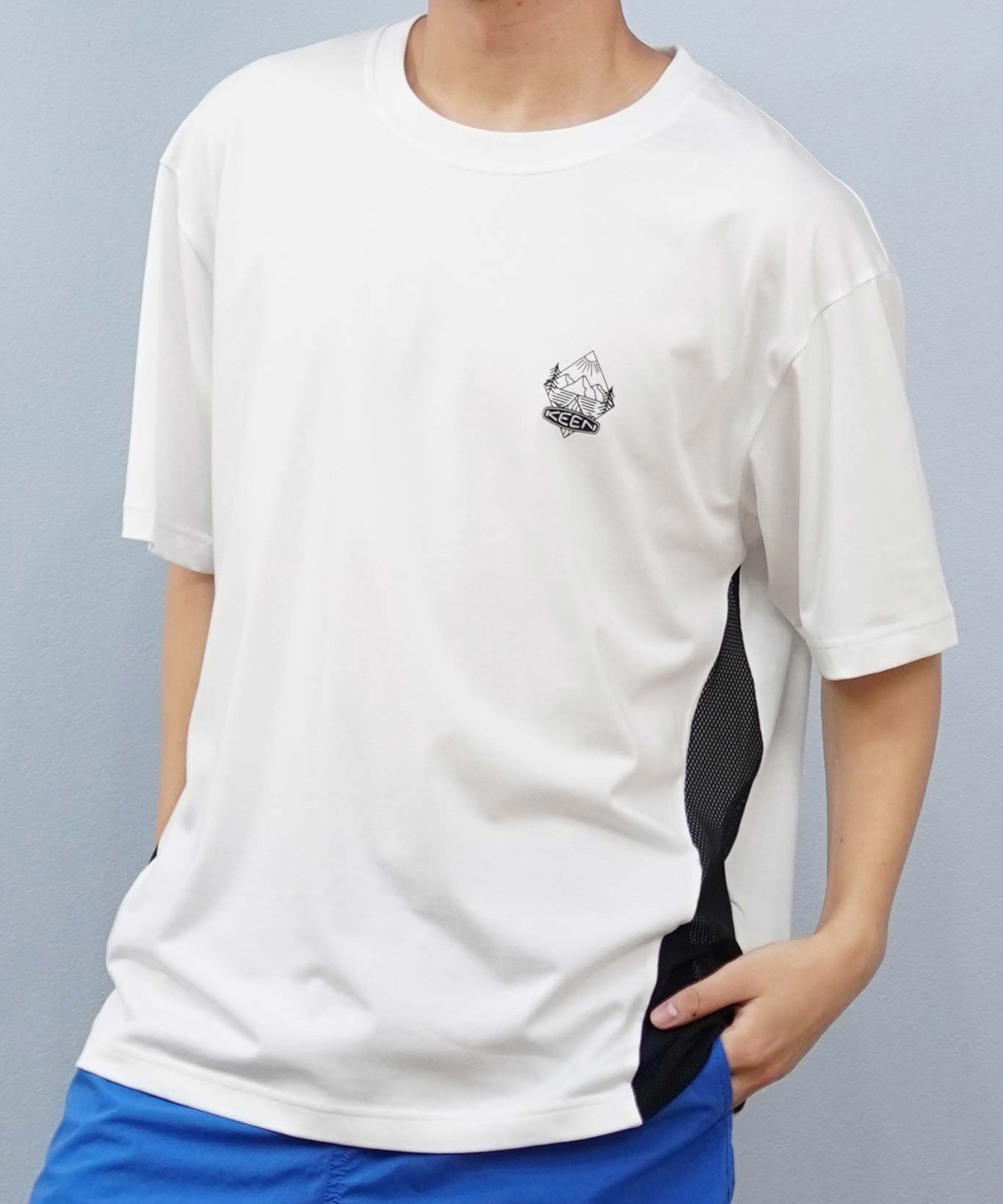 メンズ　Tシャツ　　TTS KEEN キーン 半袖 Tシャツ メンズ 高機能 抗菌 消臭 接触冷感 ナイス