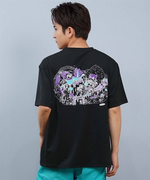 KEEN キーン 半袖 Tシャツ メンズ バックプリント 高機能 吸水速乾 帯電防止 温度調節 抗菌 ハーベスト パーク ティー 1030935